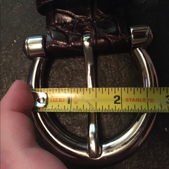 Brown genuine Italian Leather Belt - Picture 16 of 16